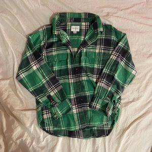 American Eagle Green Flannel